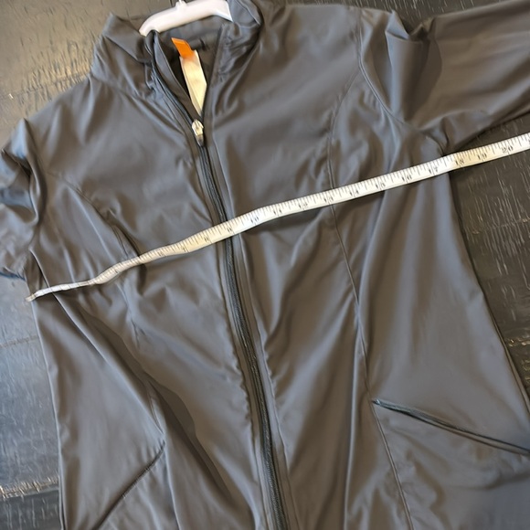 Lucy Athletic Active Full Zip Lightweight Jacket Black Medium Windbreaker - Picture 9 of 11